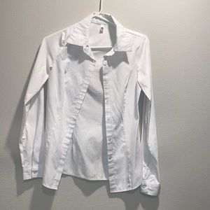White button down